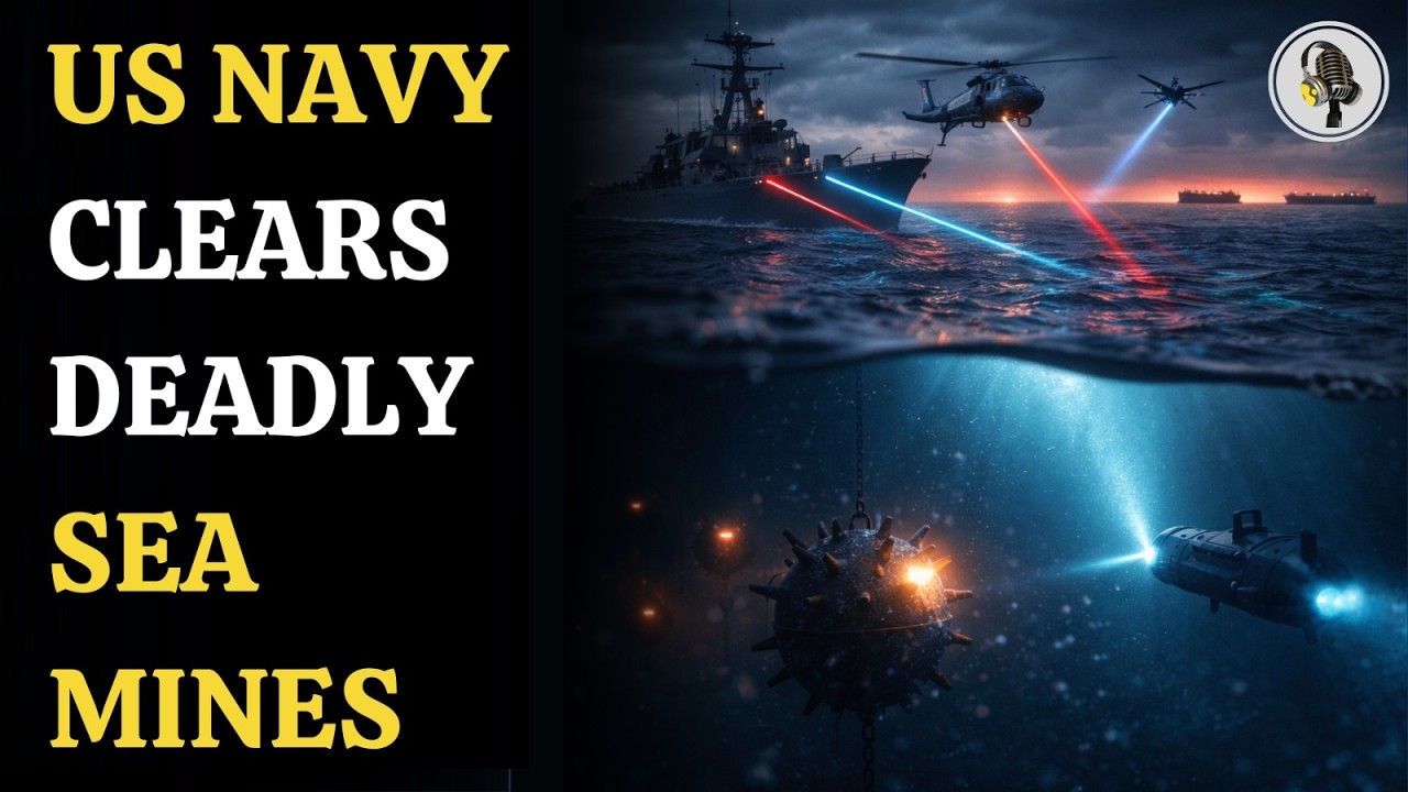 How US Navy Clears Mines In Strait of Hormuz Using Drones And Lasers | WION Podcast