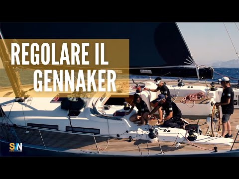 Trimming the Gennaker - SVN IO Navigo - Sailing Course with Roberto Ferrarese