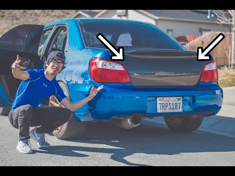 How To: Installing Carbon Fiber Trunk!!
