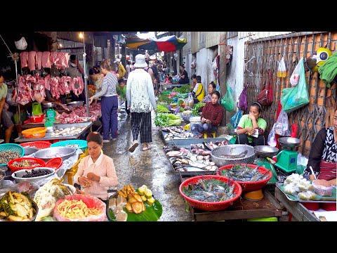 Fresh Morning Market & Lifestyle @ Boeng Tompun  - Snacks, Nom Banjok, Pickles, & More