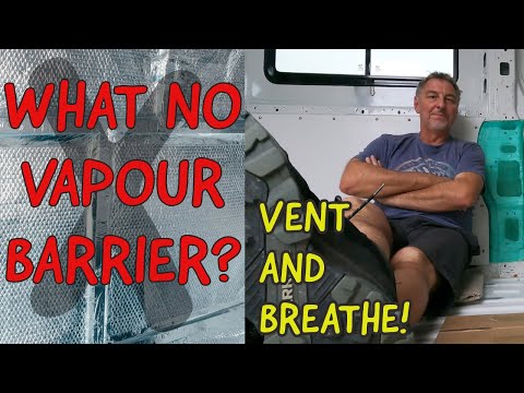 WORRIED about VANBUILDING without a VAPOUR BARRIER?..  Fully VENTING vanbuild INSULATION system.