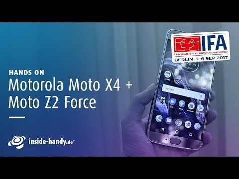 Alles glänzt: Motorola Moto X4 und Moto Z2 Force Hands-On