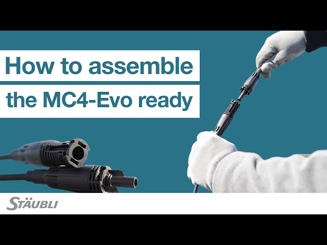 stäubli Pv tarvike staubli mc4-evo ready  naaras 4-6mm2