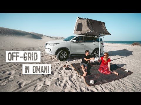 Living in a ROOFTOP TENT in OMAN! Off-Grid Wild Camping in the Sugar Dunes