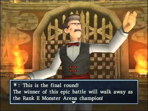 126 Dragon Quest 8 Cut-scene - Monster Arena Rank E Battles
