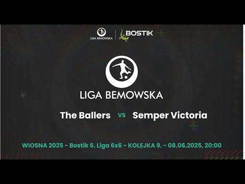 Tytuł filmuThe Ballers 6:3 Semper Victoria | Kolejka 9 | Wiosna 2025 | Bostik Liga Bemowska