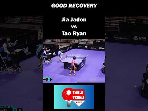 Jia Jaden vs Tao Ryan #shorts #tabletennis #short #tabletennisclips
