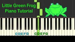 Easy Piano Tutorial: Little Green Frog with free sheet music