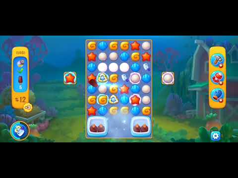 Fishdom Easy Level 11461 (with Double Lightning Booster) @choraelmin