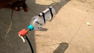 HOW TO MAKE WATER BOTTLE ROCKET. very easy tutorial