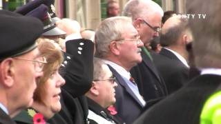 preview picture of video 'Remembrance Sunday, Pontefract 2010'