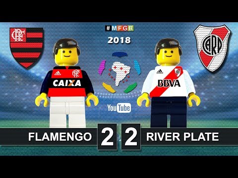 Flamengo 2 x 2 River Plate • Copa Libertadores 2018 (01/03/2018) • Goals Highlights Lego Football
