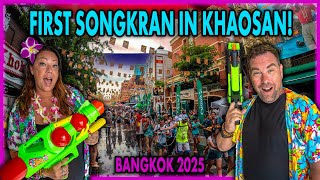 INSANE SONGKRAN PARTY at Khao San Road! | Bangkok's CRAZIEST Water Festival 2025
