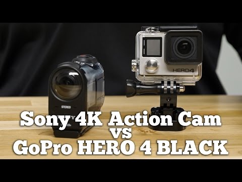 Comparison: GoPro HERO4 BLACK 4K Action Camera & Sony FDR-X1000V/W 4K Action Cam