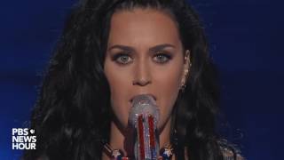Watch Katy Perry perform &#39;Rise and &#39;Roar&#39; at the 2016 Democratic National Convention