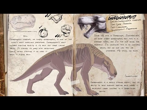 Gorgonopsid dinosaurio de la votacion al nuevo animal de ark | CURIOSIDADES #9