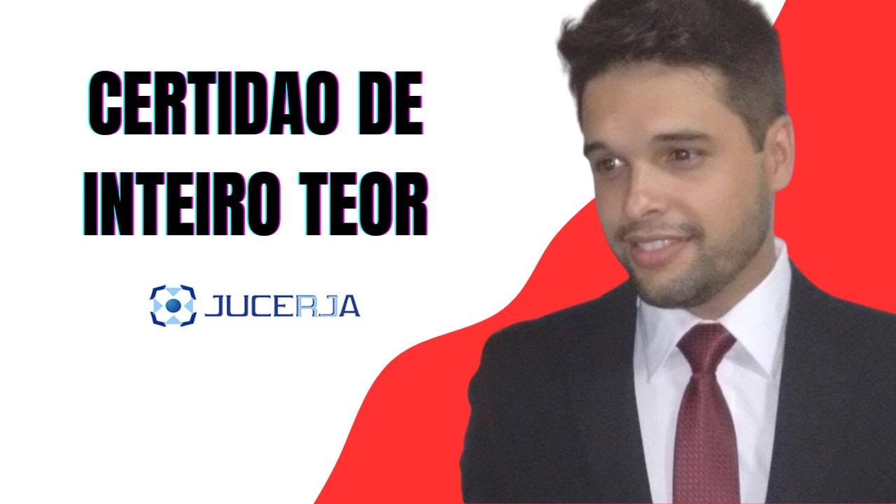 Certidao Inteiro teor Jucerja - Dicas importantissimas