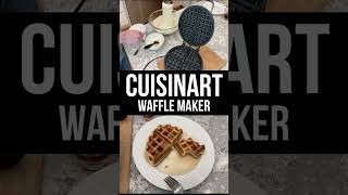 Cuisinart Mini Belgian Waffle Maker, Round Mini Waffle Iron, Silver, WAF-200P1