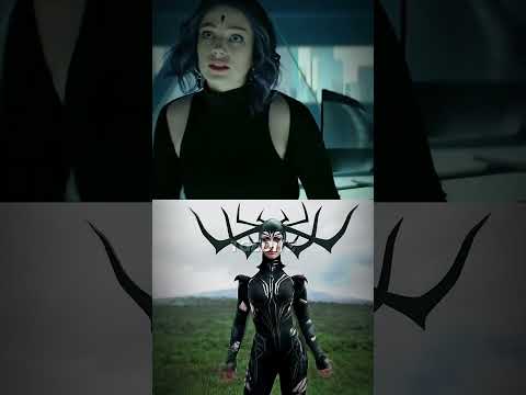 Wanda & Dark Phonix vs Hela & Raven #shorts #viral #dc #marvel