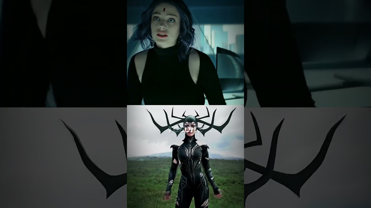 Wanda & Dark Phonix vs Hela & Raven #shorts #viral #dc #marvel