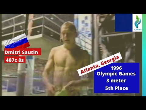 1996 Dmitri Sautin - Team Russia - 407c - 8s - 3 Meter Springboard Diving - Olympic Games