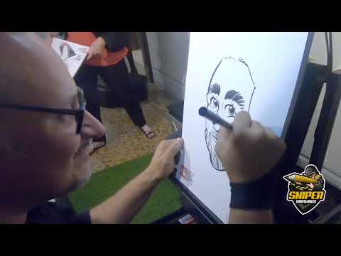 Caricature di Federico Cecchin © - SNIPER DRAWINGS