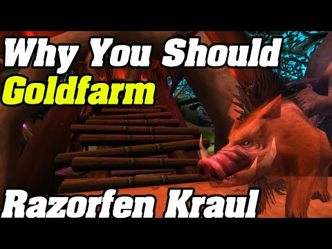 Why You Should Farm For Gold In RAZORFEN KRAUL | Shadowlands goldmaking