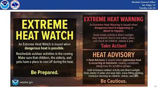 High Heat and Surf - NWS San Diego Weather Briefing 7/21/26