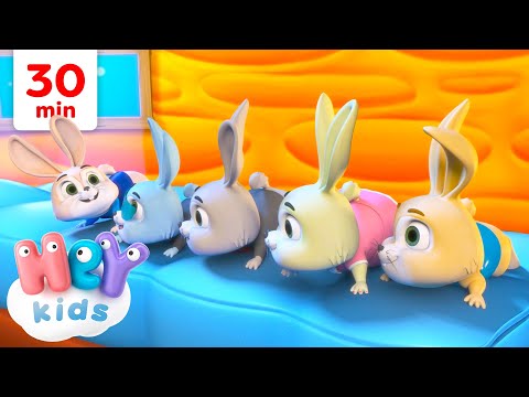 Dieci a Letto | Imparare a Contare con le Canzoni per Bambini | HeyKids Italiano