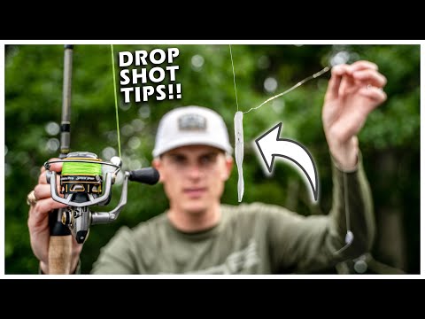 DROP SHOT Tips For EVERYONE (Bass Fishing Tips)