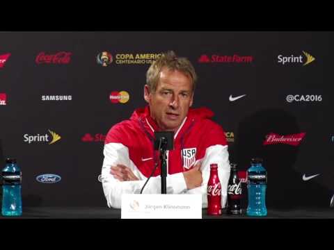 USA - Paraguay Press Conference Jurgen Klinsmann