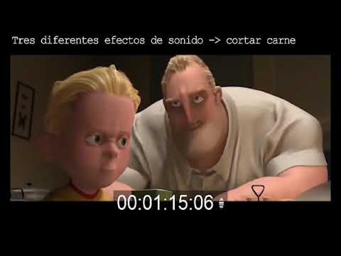 Trabajo de foley "La cena_Los increíbles "