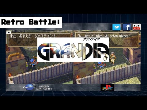 Grandia Saturn VS PS1 with REAL HARDWARE
