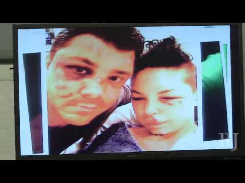 Witness describes beating from "War Machine" during trial