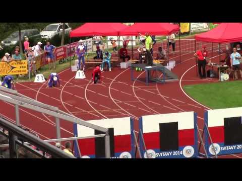 Michal Lejska - 100m překážek 2.p. - Mistrovství světa Svitavy