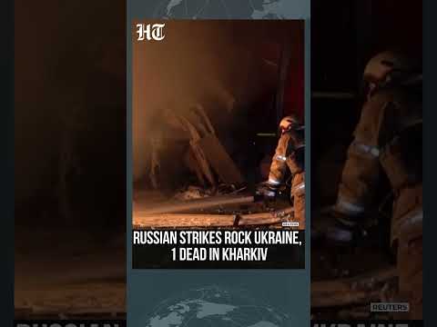 Fresh Russian Missile Strikes Rock Kyiv, 1 Killed In Kharkiv | Russia Ukraine War | #shorts