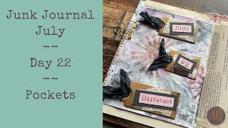 Day 22 - Pockets - Junk Journal July 2023