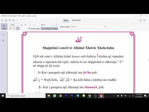 Abetare arabisht - mësimi 15 - Emri Allah