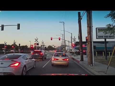 Metrolink Train 313 at Juniper Ave in Fontana, CA on 03/28/2023