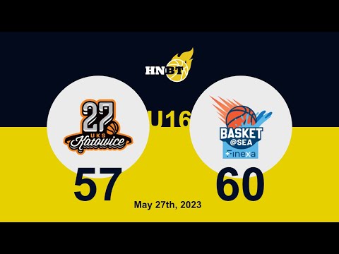 UKS SP27 Katowice vs BC Oostende - HNBT U16 - Annual Youth  Basketball Tournament