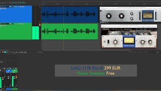 Video thumbnail for UAD 1176 Rev A vs. Pulsar Smasher by Eckert András