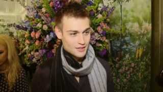 LFW Mulberry: British actor Douglas Booth gets all romantic video