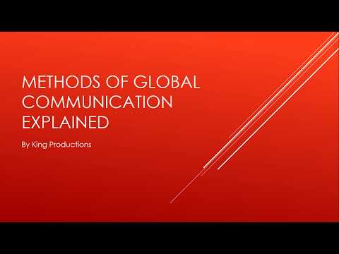 Global Communication Methods Explained