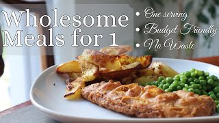 5 wholesome meals for 1 | Quick, easy, no-waste, & budget-friendly