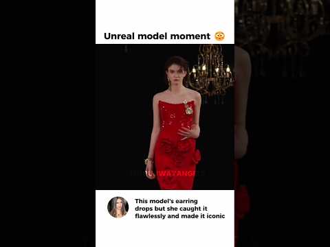 her iconic move ✨ #fashion #model #runway #shorts