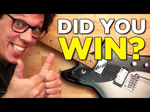 Fender Meteora Winner Results and New Guitar Unboxing