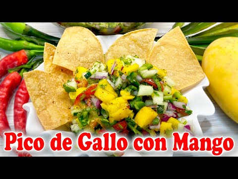 Pico de Gallo con Mango | Receta Fresca y Picante para el Verano
