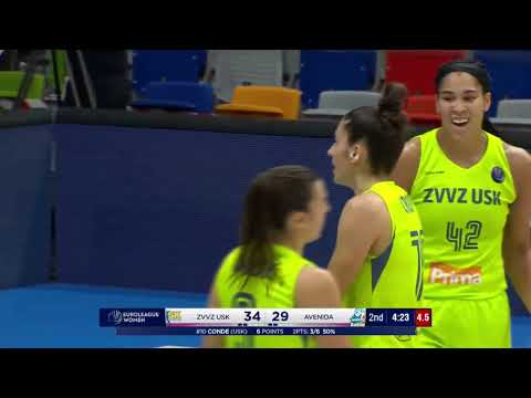 ZVVZ USK Praha Highlights vs  Perfumerias Avenida