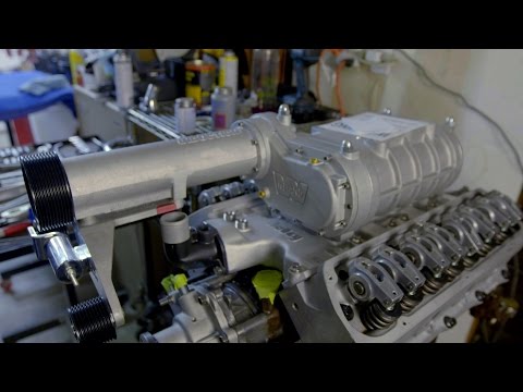 Aluminum Heads and Supercharger Install on the Ford Small Block for the Mustang