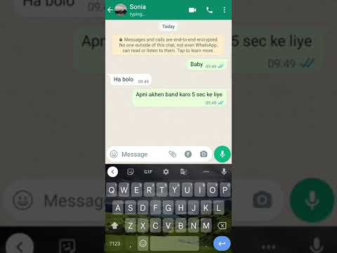Girlfriend Funny chatting On whatsapp I funny chatting with girlfriend  🤣🤣 #shorts #funny